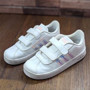 Adidas Kids Velcro Sneaker 10 K White/Pink